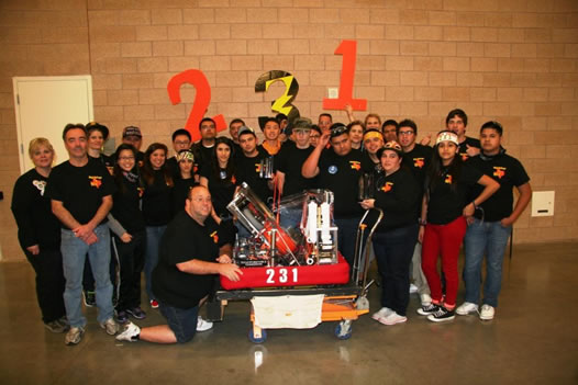 Team 231 at Dallas Regional event